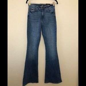 Fashion Nova classic flare stretch jeans